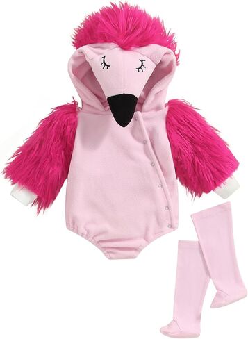 Yoawdats Toddler Newborn Baby Boy Girl Photography Outfits Animal Onesie Romper Halloween Owl Costume Jumpsuit in Saudi Arabia