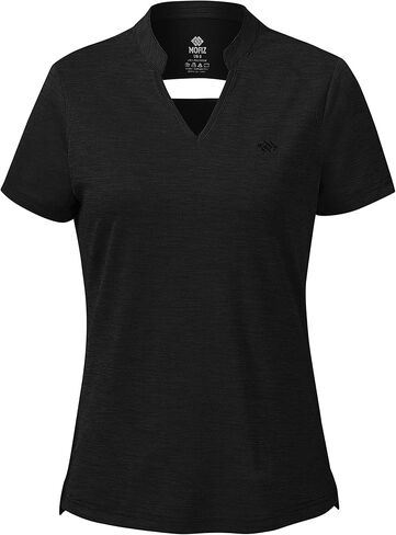 MoFiz Womens Short Sleeve Golf Polo Shirts Quick Dry Camo Lightweight UPF 50+ Tennis Sports Athletic Tops Casual in Saudi Arabia