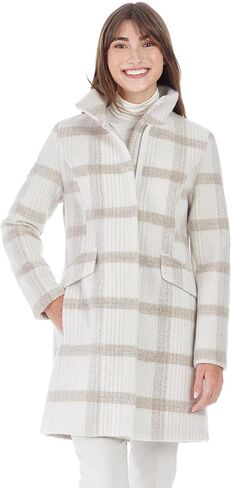 Nine West womens Af1231 - Nine West Mid-length Faux Wool Coat in Saudi Arabia