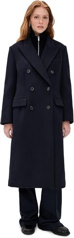 Theory Women's Double Breasted Peak Coat in Saudi Arabia
