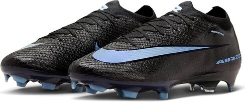 حذاء كرة القدم Mercurial Vapor 16 Elite للأرضيات الصلبة من نايكي (أسود/أزرق ثلجي) in Kuwait