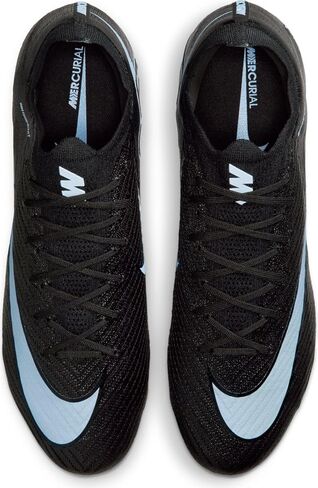 حذاء كرة القدم Mercurial Vapor 16 Elite للأرضيات الصلبة من نايكي (أسود/أزرق ثلجي) in Kuwait