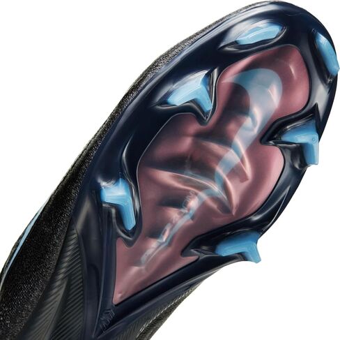حذاء كرة القدم Mercurial Vapor 16 Elite للأرضيات الصلبة من نايكي (أسود/أزرق ثلجي) in Kuwait