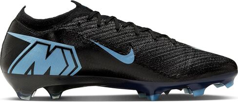 حذاء كرة القدم Mercurial Vapor 16 Elite للأرضيات الصلبة من نايكي (أسود/أزرق ثلجي) in Kuwait