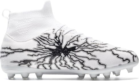 Men's Soccer Cleats Football Cleats for Unisex-Adult High-Top Spikes Shoes for Youth Big Boys Lightweight Professional Training Turf Outdoor Athletic Sneaker in Saudi Arabia