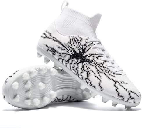 Men's Soccer Cleats Football Cleats for Unisex-Adult High-Top Spikes Shoes for Youth Big Boys Lightweight Professional Training Turf Outdoor Athletic Sneaker in Saudi Arabia