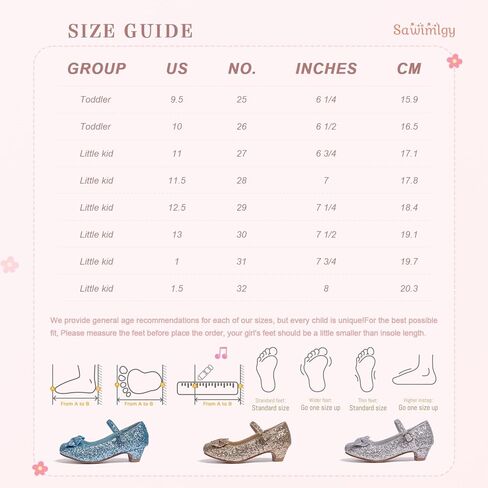 Glitter Mary Jane Shoes for Girls, Sparkly Gold Dress Flats with Strap, Party Wedding Princess Shoes for Kids in Saudi Arabia