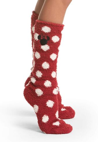 Barefoot Dreams Girl's CozyChic Classic Disney Minnie Mouse Socks 2-Pair Pack (Big Kid) in Saudi Arabia