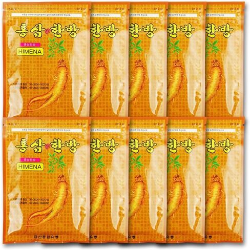 HIMENA Red Ginseng Herbal Patch for Knee, Joint, Neck, Back, Muscle, Shoulders, 2 Packs of 40 Patches in Saudi Arabia