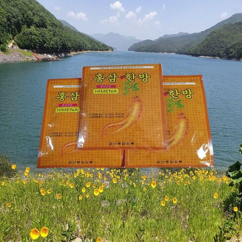 HIMENA Red Ginseng Herbal Patch for Knee, Joint, Neck, Back, Muscle, Shoulders, 2 Packs of 40 Patches in Saudi Arabia
