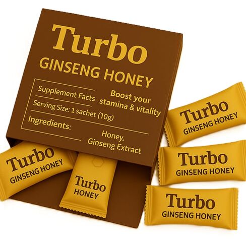 توربو العسل مع الجينسنغ والباناكس (الكيس)12 in Kuwait