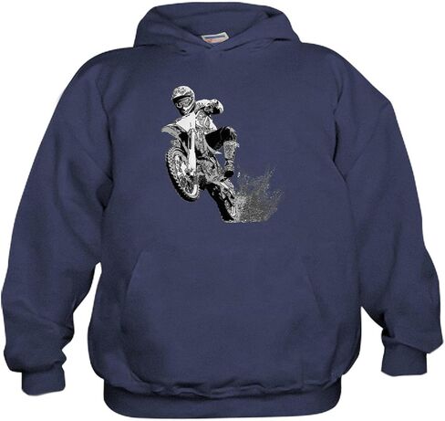 سويت شيرت بغطاء رأس للأطفال من CafePress Dirtbike Wheeling In Mud، هودي كلاسيكي in Kuwait