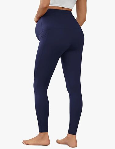 VALANDY Creamlush 2/4 Pack Maternity Leggings with Pockets, Over Belly Buttery Soft Pants for Yoga, Lounge, Daily Wear in Saudi Arabia