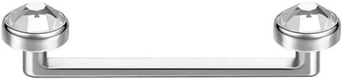 Titanium Surface Piercing Jewelry 14G Staple Surface Piercing Jewelry Flat Bar 10/12/14/16mm Length in Saudi Arabia