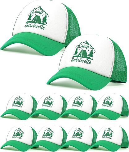 10 Pcs Let's Go Girls Mesh Trucker Hats for Women Hot Pink Trucker Cap Polyester Mesh Baseball Cap for Bachelorette Party Bridal Shower Favors in Saudi Arabia