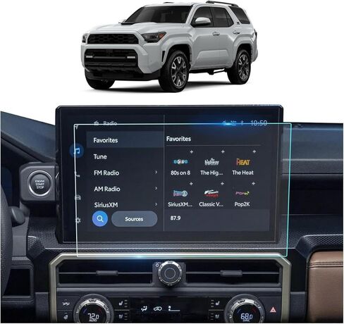 For 2025 Toyota RAV4 Screen Protector - (2PCS) 2025 2024 2023 RAV4 Accessories HD Transparent Nano Film 12.3 Inch Navigation Touchscreen Anti-Glare Anti-Scratch Reduce Fingerprints High Sensitivity in Saudi Arabia
