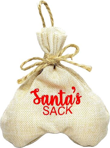 Santa’s Sack Ornament - Funny Christmas Ornaments 2025 for Adults, Naughty Gag Gift, Unique Inappropriate Christmas Tree Decor in Saudi Arabia