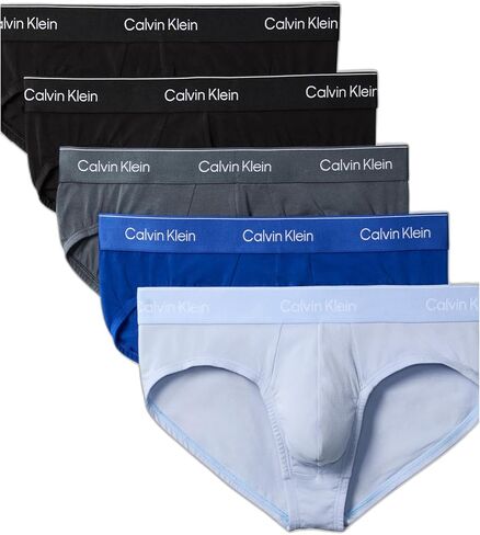 سروال داخلي رجالي من Calvin Klein مصنوع من القطن القابل للتمدد مكون من 5 قطع in Saudi Arabia
