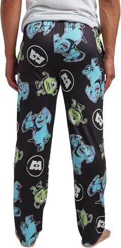 Bioworld Monsters Inc Mike & Sulley All-Over Print Adult Black Sleep Pajama Pants in Saudi Arabia