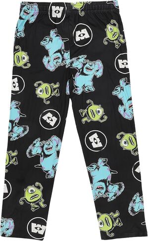Bioworld Monsters Inc Mike & Sulley All-Over Print Adult Black Sleep Pajama Pants in Saudi Arabia