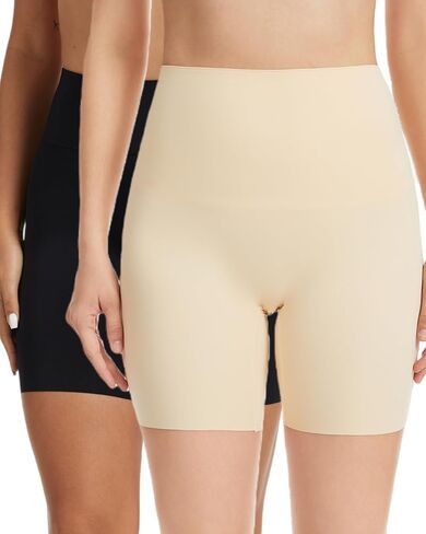 شورت تبريد JTJFIT للنساء تحت الفساتين، شورت قصير بدون خياطة مضاد للغضب، ملابس داخلية قصيرة للفستان in Kuwait