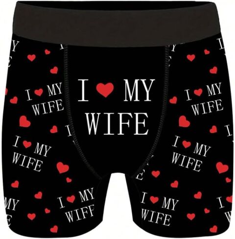 Breathable Long Boxer Briefs for Men, Funny Mens Underwear, Stretch Comfortable & Soft, Men's Novelty Shorts in Saudi Arabia