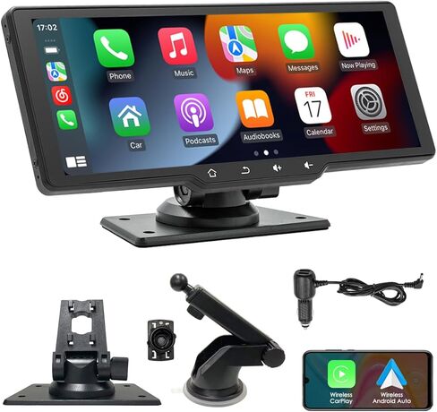 Single Din Car Stereo with Bluetooth Hands Free Calling, Car Radio with USB,SD Card Port,AUX, MP3, Fast Charging Function, Wireless Remote Control,Clock Display, SWC,FM Radio Receiver,4X60W in Kuwait