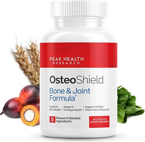 Peak Health Research - Bone & Joint Formula - Calcium Supplements for Women & Men with Vitamin D3, K2 & Aquamin - Triple Action Formula for Better Bone Health - 60 Capsules in Saudi Arabia