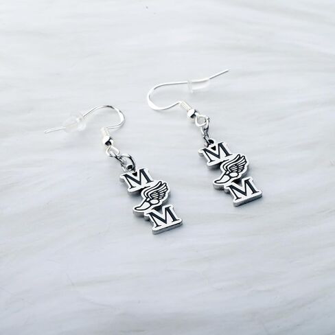 OKEYCH Track and Field Lover Gift Track Mom Earrings Running Runner Jewelry Cross Country Gift in Saudi Arabia