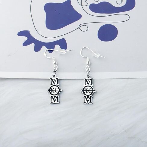 OKEYCH CrossCountry Lover Gift Cross Country Mom Earrings Running Runner Jewelry XC Runner Gift in Saudi Arabia