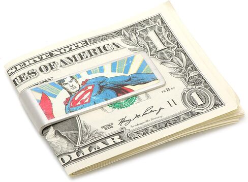 DC Comics Vintage Superman Money Clip, Officially Licensed in Saudi Arabia