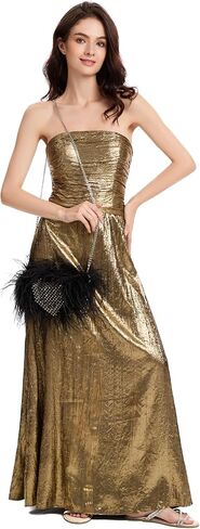 Miuco Feather Clutch Purse Real Natural Ostrich Bags For Women Handmade Beaded Fur Handbags Evening Crossbody bag in Saudi Arabia