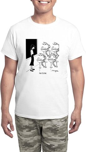 CafePress 6575BiologyCartoon بيجامة خفيفة للرجال، مجموعة بيجامة خفيفة مبتكرة، ملابس نوم مريحة من PJ in Kuwait