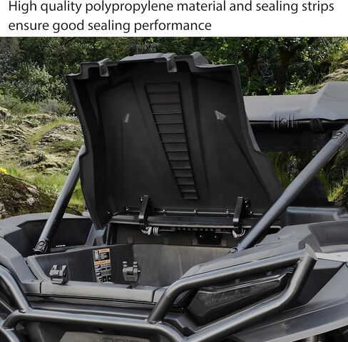 صندوق شحن خلفي SAUTVS UTV لملحقات Polaris RZR XP 1000 2024، بولي مقاوم للماء 55 QT لملحقات Polaris RZR XP 1000/ XP 4 1000 2024، استبدل OEM #2884525 in Saudi Arabia