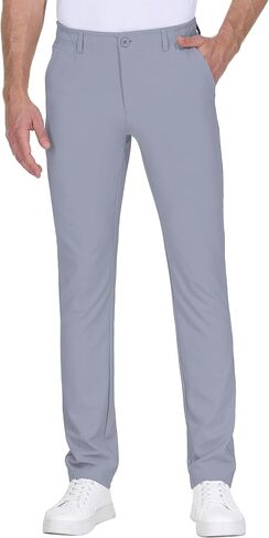 Leftear Mens Golf Pants Dress Work Pants Lightweight Travel Athletic Trousers Stretch Business Casual Slacks with Pockets in Saudi Arabia