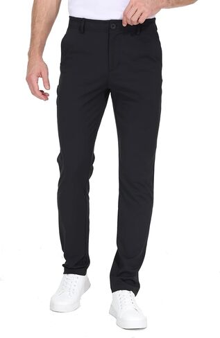 Leftear Mens Golf Pants Dress Work Pants Lightweight Travel Athletic Trousers Stretch Business Casual Slacks with Pockets in Saudi Arabia