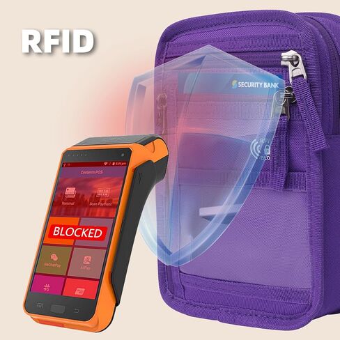 RFID Blocking Neck Wallet Small Crossbody Bag Travel Passport Holder Slim Minimalist Design Security Neck Pouch in Saudi Arabia