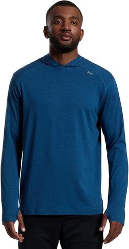 tasc Performance Carrollton L/S Hoodie Punch Heather XL in Saudi Arabia