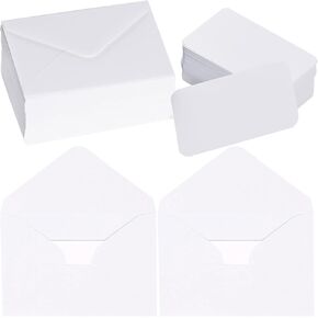 jiebor 100 Sets Small Valentines Day Blank Cards with Small Valentines Day Envelopes Pink Gift Card Wedding Invitation Envelopes for Valentines Day Mother's Day 4 x 2.9 Inch in Kuwait