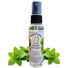 100% Pure Eucalyptus and Orange Oil Shower Spray- 2oz Natural Mist for Refreshing Scent. Citrusy & Energizing- Perfect for Shower, Steam Room, Linen & Room Freshener in Saudi Arabia