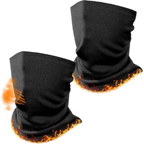 قناع تدفئة الرقبة للشتاء: عبوتان من غطاء الوجه الحراري للرجال والنساء، قناع تزلج من الصوف المقاوم للرياح للجري والتزلج in Kuwait