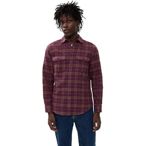 Portuguese Flannel Men's Stringer Cotton Plaid Overshirt in Kuwait