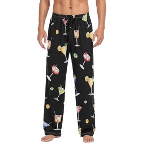 Men's Pajama Bottoms Lounge Pants Soft Comfy Long Pj Pant Sleepwear with Pockets in Kuwait