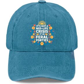It’s Not a Mid-Life Crisis It’s a Feral Forties Hat for Women Trendy Washed in Saudi Arabia