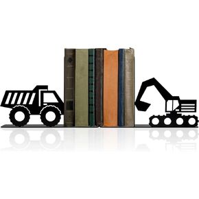 مساند كتب مزخرفة لشاحنة البناء لغرفة الأولاد - تصميم متين ولطيف، مثالي ونهايات كتب الحضانة والأطفال in Kuwait