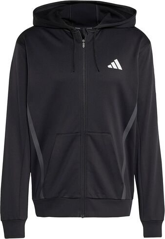 قميص رياضي بغطاء رأس للتدريب بسحاب كامل لإصدار فريق Game and Go من adidas in Kuwait