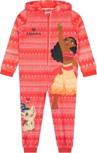 Disney Onesie, Moana Pajamas, Fleece Girls Onesie, Princess Girls Pajamas For Kids in Kuwait