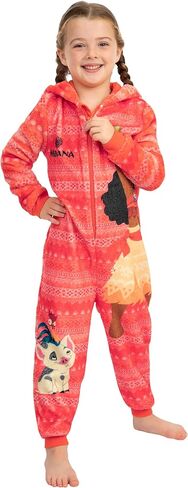 Disney Onesie, Moana Pajamas, Fleece Girls Onesie, Princess Girls Pajamas For Kids in Kuwait