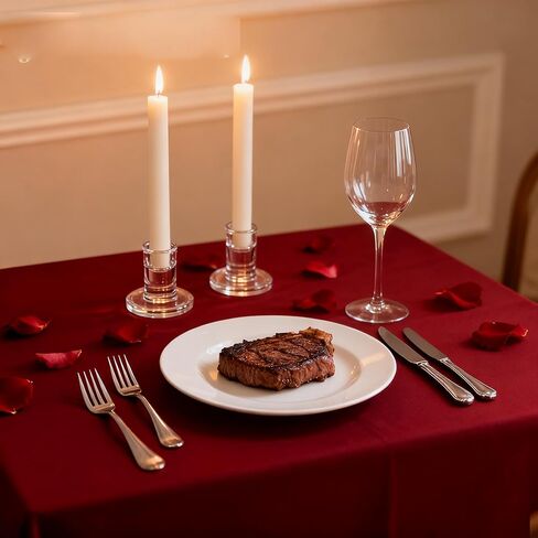 24 Pack Clear Glass Taper Candle Holders, 2.5 Inch Small Candlestick Stands for for Candle Sticks Christmas Party Living Room Dinner Advent Decoration (24) in Kuwait