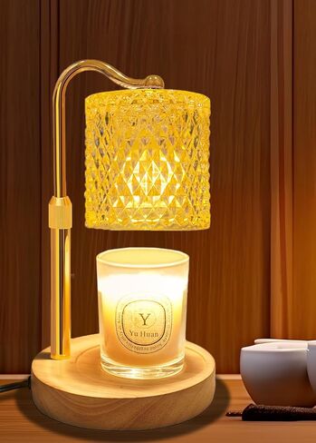 Candle Warmer Lamp with Timer Dimmer Adjustable Height, Birthday Gifts for Women, Candle Warmer for Jar Candles House Warming Gifts New Home Decor in Saudi Arabia